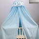 Bed curtain, crib, mosquito net, baby tent, insect-proof blackout curtain, bed curtain to block air-conditioning wind, pure cotton curtain bedding, gray star double-layer mosquito net + clip-on bracket