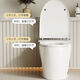 Hengjie 2025 new smart toilet all-in-one machine fully automatic flushing foot-feeling flip instant drying IP R841-H to bubble delivery to SF Express 300mm-400mm pit distance universal