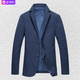 BOSS business casual suit jacket men's 2025 new spring and autumn thin suit top high-end single suit blue 4XL 195 suitable for 180-200Jin Jin equals 0.5 kg