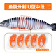 Yunchu Life imported fresh middle section of salmon steak from Norway, whole round cut Atlantic salmon, fresh fish 2Jin Jin is equal to 0.5kg