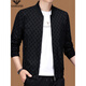GABBANIE men's jacket spring and autumn new style middle-aged fashion high-end business casual stand collar jacket A-8821 black jacket regular M 165 recommended 90-110Jin Jin equals 0.5 kg