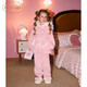 Nutshell/Gutshell Pajamas Winter HelloKitty Co-branded New Parent-Child Warm Home Clothing Set D HelloKitty Set 110 cm