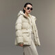 Govan Black Gold Goose Down Jacket Queen 5.0 Five-Platform 25 Years New Women's Puff Winter Down Jacket Platinum No. 5 XS
