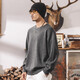 Jay Leno American style 520g heavy retro sweater for men winter thickened 2025 new lazy style casual henley collar sweater floral gray heavy 520g M suitable for 115-130Jin Jin equals 0.5 kg