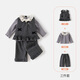 Ban Xidi Playful Lace Girls Suit Autumn and Winter New Style Children's Style Princess Velvet Bottoming Shirt Baby Pants