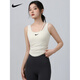 Nike (NIKE) Sports Vest Women's Yoga Fitness Pilates Training Clothes All-in-one Breast Covering Belt Pad Top Official Flagship Pink S Recommended 90-105Jin Jin is equal to 0.5kg
