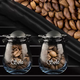 Yusenyi coffee beans Internet celebrity car solid aromatherapy air conditioning outlet pendant long-lasting light fragrance for high-end cars fusion of silky latte milk flavor and coffee 2 bottles other fragrances