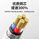 Shitu is suitable for Xiaomi data cable 120W/90w/67W/55w/33w charging cable Redmi K50pro Extreme Edition 60/70/40/11/12/13/note11/6a Black Shark 4/5 120W Gold Label Flash Charging Cable 1 Pack Gold Label Flash Charging Cable 1 Meter