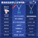 Young's Six Happiness Hong Kong Brand Light Luxury Valentine's Day Birthday Gift for Wife Natural Gem Heart of the Ocean Necklace Fashion 3 Carat Millennium Topaz Necklace - Upgraded Style