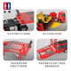 Double Eagle 1:26 Elektrische drahtlose Fernbedienungssteuerauto-Spielzeugauto-Auto Boy Flatkettfahrzeugwagen Transportwagen Big Construction Vehicle Kindergeburtstagsgeschenk Fernbedienungsanhänger + Manuelles Bagger Set E663-001