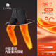 Camel (CAMEL) men's new winter lamb velvet plus velvet warm sports sweatpants knitted men's model M15CA88031