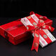 Wedding supplies red ribbon festive wrapping paper bundle wedding quilt packing with wedding headband ribbon red rope wine red flower wedding