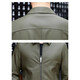 Ipenta International Light Luxury Marke echte Leder-Leder-Kleidung für Herren Frühling und Herbst Slim-Schicht Schafslederjacke weiche Lederjacke Militärische Grün-Exquisite-Geschenkbox xl 175 (Slim Fit ist klein, kaufen Sie eine Größe größer)