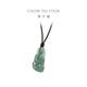 Chow Tai Fook Guanyin Jade Pendant Unisex Strap K66310