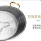 Fish steaming pot oval steaming pot large capacity steaming fish plate household 304 stainless steel fish steaming pot steaming fish artifact golden handle fish steaming pot - with three-piece set of gift porcelain plates 2 layers 38.5cm