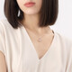 Chow Sang Sang 18K rose gold necklace DailyLuxe mother-of-pearl shell for a lifetime 92735N price 47 cm