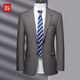 Red Bean Wool Suit Men's 2025 New Autumn and Winter Suit Men's Wedding Groom's Banquet Brown M 170