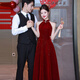 Feng Xiaowei New Chinese Style Toast Wear Bridal Red Halter Neck Cheongsam Morning Robe 2025 New Engagement Wedding Dress Female Style Burgundy Long S