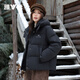 Yalu short down jacket for women 2025 new winter fashion casual high-end color hooded warm jacket