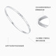 Chao Acer Platinum Crushed Ice PT950 platinum bracelet women's bracelet CNC birthday gift priced at 890 yuan 8.05g diameter about 5.8cm