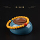 SHE CENTURY Natural Chicken Fat Yellow Beeswax Bracelet National Trend Bracelet Gift 6MM Beeswax (866980) 6MM Beeswax