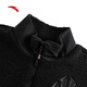 ANTA (ANTA) Irving Polar Fleece Jacket Winter New Windproof Plus Velvet Warm Autumn and Winter Outdoor Hooded Top 172541707 Basic Black -1 M (It is recommended for girls to choose one size smaller)