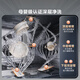 Hualingmei Dishwasher Household 5+1 Set Fully Automatic Desktop Disinfection Small UP2 Pro 5 Sets Obsidian Black