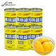 Mexien fresh Dangshan yellow peach canned 425g*6 cans self-operated authentic sugar water baked fruit canned snacks