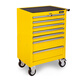 Stanley Tool Cart 7-layer Drawer Trolley Auto Repair Hardware Multi-Function Belt LT304 Tool Cabinet Collection 7 Drawers_Tool Cart Yellow Version (93-547-23-RD)