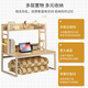 Olin European style computer desk bed computer desk dormitory with bookshelf bed desk study table with backboard-80*40*92cm