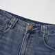 Teenie Weenie Bear Damen Jeans 2025 Herbst Neue Retro Mode einfache lockere Hose Dunkelblau M.