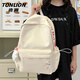 Tangshi Backpack Women's Travel Lightweight High-Look Backpack Simple and Versatile College Student Commuting Travel School Bag Middle School and High School Students