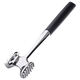 Vinoa Kitchen Meat Hammer Stainless Steel Steak Steak Meat Hammer Household Pork Chop Hammer Loose Meat Tender Meat Hammer Breaking Ribs Solid Double-Sided + Anti-Slip Handle Meat Hammer AA