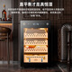 Shantou Lincun Qielong fingerprint lock cigar cabinet constant temperature and humidity cedar wood shelf water ion removal of ammonia alcohol WIFI cigar cabinet 60C wake-up cigar box model ammonia purification + WiFi + fingerprint lock + cedar wood shelf