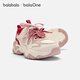 Balabala children's shoes children's sports shoes girls running shoes spring and autumn 2026 new anti-slip shoes puff series wear-resistant red