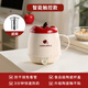 Le Stew Health Kettle Hot Milk Cup Hot Milk Artifact Health Cup Electric Boiling Cup Electric Heating Cup Portable Kettle Office Small One-person Water Boiling Cup Electric Stewing Cup 0.5L Hot Milk Cup with Filter-Ceramic Glaze Available in Dormitories