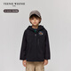 Teenie Weenie Kids three-proof bear children's clothing 25 years new spring and autumn jacket for boys and girls black 150 cm
