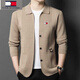 Tommy Hee Kelly 2024 NOUVELLE VACHEMENT DE LA LOCE À LONGE À LONGE À LONGE AUTOMME MEN AUTOMNE ET SULAT DE CASSOIRE D'HIVER Black 180 [Recommandé 150-165 Jin [Jin est égal à 0,5 kg]]]