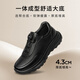 Zero Business Genuine Leather Fashionable Casual Men's Shoes 25 New Soft Bottom Cushioning Anti-Slip Comfortable Hiking Shoes Black 42