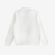 Polo Ralph Lauren Big Kids Solid Color Simple Casual Versatile Polo Shirt Long Sleeve Sweatshirt 323981312 White 003 L