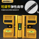 JiGong foldable column level vertical with soft magnet woodworking decoration building steel structure level ruler with strap red foldable level