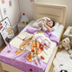 Violet Raschel Double Layer Cloud Velvet Children's Blanket Cartoon Sofa Throw Blanket Children's Infant Baby Blanket Cute Bear 24# Purple 100cm*130cm