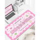 Original suitable for cartoon free and casual text mouse pad super large men and women personalized office computer desk pad home dormitory keyboard pad 15939 standard answer 600x300mm x 2mm