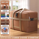Large-capacity moving packing bag can be used in suitcases, travel essential bags, checked packaging, clothes and quilt storage bags, store manager highly recommends large size - amber brown, explosion-proof double buckles