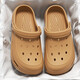 Les femmes portent des chaussures de trous décontractées et polyvalentes et des sandales pour les femmes en couples d'été Eva Slim Slippers Chaussures pour hommes et sandales brun foncé 38-39 [Convient pour la taille de 37-38 pieds]