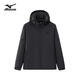 Mizuno Outdoor Casual Jacket Men's Woven Windproof and Waterproof Hooded Jacket Black XL
