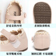 Jingqi baby girl toddler shoes autumn new soft-soled non-slip princess shoes for girls and children performance shoes infant leather shoes beige size 16 inner length 12.5cm suitable for feet 12cm long