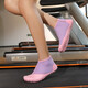 Breathable indoor sports shoes, yoga shoes, fitness-specific Pilates skipping rope, non-slip soft sole, silent running shoes 505-pink/large or small 35 size chart on the details page