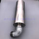 
Stainless steel 1 inch 12154 inch vortex air pump vacuum pump blower high pressure fan muffler muffler 12 external thread muffler 4 minutes