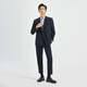 Lilang Shopping Mall Same Style Wool Suit Suit Men's Double-breasted Suit Wedding Dress Nine-Point Pants Autumn 2025 New Navy (25QXF151SA) 170A